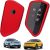 GAFAT Compatible con 2025 Ford Explorer EV/Capri 2025 2026 Funda para Llave, Explorer Electrico Carcasas para Llaves, TPU Gel de sílice, Accesorios Capri, 2025 Explorer EV Accesorios (Rojo)