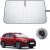 BIBIBO Compatible con MG ZS EV Facelift 2018-2025 2026, protección Solar, protección UV, Parabrisas Delantero, sombrilla de Coche, Tela sin Arrugas, Parasol Interior, Parabrisas MG ZS Accesorios