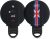 kwmobile Carcasa Compatible con Mini Llave de Coche Smart Key de 3 Botones Funda – Funda para Mando de Coche de Silicona – Rojo / Azul / Negro