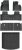 Alfombrillas Maletero para BYD para Sealion 7 EV 2024 2025 Alfombrillas El Suelo Revestimiento Carga Almohadilla El Maletero Alfombrilla Pies 3D TPE LHD RHD Alfombras Maletero(RHD 6pcs Set)