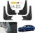 GAFAT 4 piezas, guardabarros para Tesla Model 3 2018-2023, protectores delanteros y traseros de plástico con tornillos, no apto para 2024+