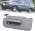 Visera Parasol Interior para Kia Sportage 2005-2010, Delantero Parabrisas Protección Solar Coche Izquierdo Derecho Lado Conductor Pasajero con Espejo, Beige Gris 8520103000, Grey-Left