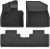 Alfombrillas Coche para BYD para Atto 2 2024 2025 2026 LHD Alfombrillas Y Revestimiento Carga TPE Revestimientos Todo Tipo Clima Alfombrilla Maletero(3PCS Floor Mats)