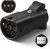 JULIK Adaptador V2L para BYD Atto 3, BYD Seal y Dolphin – 3.5kW 16A 230V Descarga Externa EV/PHEV a Enchufe Schuko – para BYD Seal U DM-i, Han, Tang – Emergencias y Camping