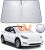 Parasol para Parabrisas Delantero Tesla Model 3/Y Pantalla Solar Plegable con Bolsa de Almacenaje Bloquea los Rayos UV Sombrilla Solar Model 3/Y 2018-2026 Highland Juniper Accesorios