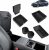 [5 PZS] GAFAT 2025 2026 Tesla Model Y Juniper (Solo Premium & Performance) Cajas de Almacenamiento, 2 Organizadores de Flocado, 1 Portavasos, 1 Bandeja Inferior Consola Central TPE, 1 Caja Oculta