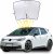 Parasol para parabrisas de coche con bolsa de almacenamiento compatible con Volkswagen ID.3 2019-2024 210T poliéster reflectante parasol plegable para protección solar y aislamiento térmico