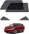 Juego de 4 parasoles para Coche Volkswagen ID.4 (2020-2025), parasoles para Ventana Lateral Trasera y Ventana Triangular, Tejido de Malla Transpirable, protección UV y térmica, privacidad para bebé