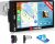 Radio CAMECHO para coche con pantalla táctil HD de 7″, CarPlay inalámbrico y Android Auto, radio 1 DIN con GPS, YouTube, Bluetooth, WiFi, FM, USB, AUX, Type-C y controles de volante
