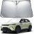Parasol para parabrisas de coche compatible con BYD Atto 2 Yuan Up EV DM-i 2025 2026 2027, protección UV y protección contra el calor, accesorios personalizados para parabrisas plegable