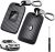 Funda para Llave de 4 Botones en Fibra de Carbono Compatible con Re-Nault Koleos Kadjar Talisman Captur Espace Clio Megane 2016-2024 – Protección contra Arañazos y Golpes, Ajuste Preciso