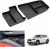GAFAT Compatible con BMW X1 U11 iX1 / X2 U10 iX2 2023-2025 2026 Caja de Almacenamiento, Nuevo X1 2024 Organizador Bandeja inferior de Consola Central, Goma Blanda TPE, Accesorios X1 U11 [2 Piezas]