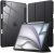 JETech Funda para iPad Air 13 Pulgadas M4/M3/M2 (2026/2025/2024) con Soporte para Pencil, Carcasa Clara Transparente Respaldo Caparazón Slim Soporte Antigolpes Tableta (Negro)