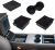 4 Partes Organizadora de La Consola Central Compatible con Tesla Model 3/Y 2021 2022 2023, Caja de Almacenamiento para Reposabrazos, Caja Oculta y Portavasos Tesla Accesorios, Negro
