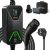 Cargador de coche eléctrico 3,5 kW, 8-16 A, 6 m, Tipo 2 portátil con Schuko para PHEV/EV, con bolsa de transporte, impermeable IP66, IEC 62196