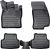 ELMASLINE Alfombrillas de goma 3D para Renault 4 E-TECH (R4) a partir de 2024 | Accesorios alfombrillas de coche