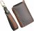 Funda de piel para llave de coche para Volvo EX30 EX40 2024 2025 6,2 cm x 3,5 cm, accesorio para Polestar 3 4 2026, funda para llaves, llavero negro