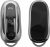 kwmobile Carcasa para Mando Compatible con Tesla Model X Llave de Coche – Funda para Llaves de Coche con Botones de TPU – Negro Mate/Negro