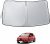 LUWU Compatible con Renault Clio 4 2013-2019, protector solar para coche, plegable, parabrisas delantero, parasol interior, protección UV, protección contra el calor, parabrisas, parasol delantero