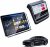 SKTU 2 protectores de pantalla para Tesla Model Y Performance 2025 2026, 9H Tempered Glass 16 pulgadas + 8 pulgadas Entertainment Screen Rear para Model Y Performance/Long Wheelbase