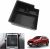 GAFAT MG ZS (Freno Manuale) Facelift 2022 2023 2024 Caja de Almacenamiento Consola Central, MG ZS 2023 Bandeja Organizadora Reposabrazo Guantera, Accesorios MG ZS [No para Frenos Electrónicas] (Negro)