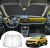[Update] GAFAT Compatible con Jeep Avenger 2023-2025 2026 Parasol para Parabrisas Interior, Avenger Hybrid EV Accesorios Protector Solar, Enfriamiento, Protección UV, UPF 50+