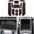 CDEFG Compatible con MG ZS EV 2023 2024 2022 Facelift Alfombrillas de Goma Antideslizantes Reposabrazos Consola Central Portavasos ZS EV Accesorios (Rojo)