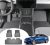 Alfombrillas delanteras de goma GAFAT para Tesla Model Y 2021-2024, TPE escaneado 3D original, borde alto, accesorios Tesla Model Y, OEM original, 5 plazas
