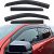 Deflectores de Viento para Ford Ranger 2023-2024-2025 T9 Wildtrak Raptor Wildtrak X Platinum XL XLT Limited Tremor 4 x 4 Cabina Doble, 4 Unidades, deflectores de Lluvia tintados