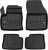 FROGUM ProLine 3D Tapis de Sol Voiture exclusifs en Caoutchouc pour Jeep Avenger BEV Electric Desde 2023 | Les bords Les Plus hauts
