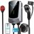 Cargador EV QIAO 11 kW Tipo 2, app inteligente, trifásico 8-16 A, estación de carga mural con pantalla LCD 4,3″, IEC 62196-2, Tipo 2 a enchufe CEE 16 A con soporte de cable