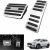 GAFAT MG ZS/MG HS/MG 5/MG Marvel R 2020-2024 Pedales para Gas y Frenos, MG Pedales Cubierta de Freno Reposapiés, MG Accesorios [Cambio Automática] (Plata)