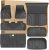 3W Juego Completo de Alfombrillas de Coche para Tesla Model Y 2020-2024 2025(No Compatible con Juniper),TPE para Todo Tipo de Clima,Alfombra Maletero y Alfombrillas Traseras Asiento Trasero
