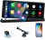 Pantalla CarPlay inalámbrica Android Auto exclusiva 2026, pantalla táctil universal de 10,26″ con cámara trasera, navegación GPS
