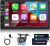 Radio de coche con Apple CarPlay y Android Auto, pantalla táctil HD de 7″, Bluetooth, Mirror Link, EQ, FM, SWC, AUX, USB y cámara trasera