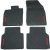 Skoda 5LA061500B – Juego de 4 Alfombrillas de Goma para Todas Las Condiciones climáticas, con inscripción Enyaq, Color Negro y Rojo