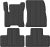 Gledring Alfombrillas de Goma Compatible con Mercedes EQB (X243) 2021- (Perfil T 4-Partes + Clips de Montaje)