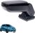 RATI ARMSTER S Reposabrazos Compatible con Renault Zoe 2020-2024, Negro, Cuero Vegano, Apoyabrazos Central con Compartimento Portaobjetos