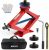 IMAYCC Gato de Coche para Tesla Model 3/Y/S/X,2.5T Gato de Tijera con 2 Almohadilla de Elevación Tesla Jack Pads, Manivela Y Llave Telescópica para Tuercas de Rueda Accesorios para Vehículos Tesla