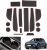 GAFAT Compatible con Mercedes Benz Smart #1 EV Electric 2023 2024 Alfombrillas Antideslizantes, Smart 1 2023 Alfombrillas de Goma, Consola Central, Costura de Puerta (Rojo)