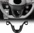 KUNGKIC Pegatina de barbilla de volante de coche de fibra de carbono seca para Cupra Ateca/Terramar/Cupra Formentor Cupra Leon/Born/Tavascan Accesorios de decoración de interiores (negro)
