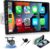 Radio SIXWIN 1 DIN con CarPlay inalámbrico, Bluetooth, pantalla táctil de 9″, manos libres, FM, Android Auto, MirrorLink, carga rápida, Bluetooth/USB/AUX y cámara