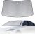 Parasol de Ventana Delantera Compatible con Hyundai Ioniq 6 2022-2026, Parasol para Parabrisas de Coche en el Interior Plegable, Protección UV Reflectante