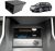 Caja de Almacenamiento para Consola Central Compatible con Audi Q4 e-tron EV 2021-2025, Bandeja de Reposabrazos, Organizador de Consola Central con Alfombrilla Antideslizante Negro