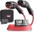 Cable de Carga Tipo 2 EV – 7 kW 5 m Mode 3 Cable de Carga para Coches eléctricos y vehículos híbridos | Cargador monofásico portátil 32A con Bolso para Modelo Y/Model 3/ID.4/IONIQ 5/EV6/EQC