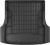 FROGUM ProLine 3D Alfombrilla Exclusiva para Maletero para Tesla Model S Desde 2012