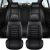 FIENZA 5 Unidades Fundas Asientos Coche para Toyot a bZ4X, Fundas Asientos Coche de uero PU Dobladillos Elásticos Funda Universal Accesorios Interiores Automóviles, para Interior de automóviles, SUV