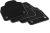 MTM PRO-7528 Alfombrillas para Volkswagen Polo VI 2017 , , Skoda Fabia 2021 , a Medida en Terciopelo de Nylon, Bordes de Similcuero y Pespunte Dobles Cromada