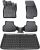 ELMASLINE 3D Tappetini Gomma e Vasca Baule per Mercedes EQA 2021-2026 (H243) | Tappetini Auto | Vasca per il bagagliaio | Accessori Auto