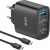TOPADRE Cargador USB C 65W, 3-Ports Cargador Carga Rápida con 1M 60W Cable